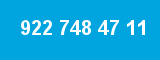 922 748 47 11 922 748 47 11
